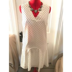 J Crew Factory polka dot dress